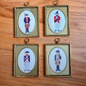 Cross stitch military dress over time